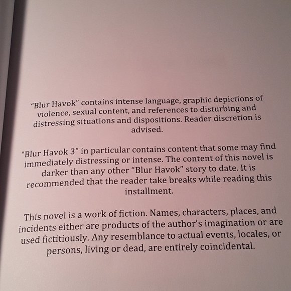 Blur Havok 3: The Wolf's Hunt (Blur Havok: The Civil War Saga) Paperback Book - Picture 5 of 6